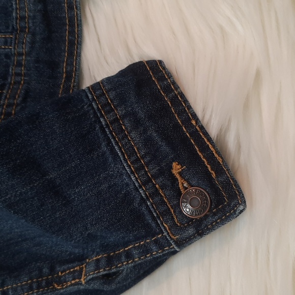 Girls Denim Jean Jacket - Size: Medium 7-8 - Picture 4 of 8